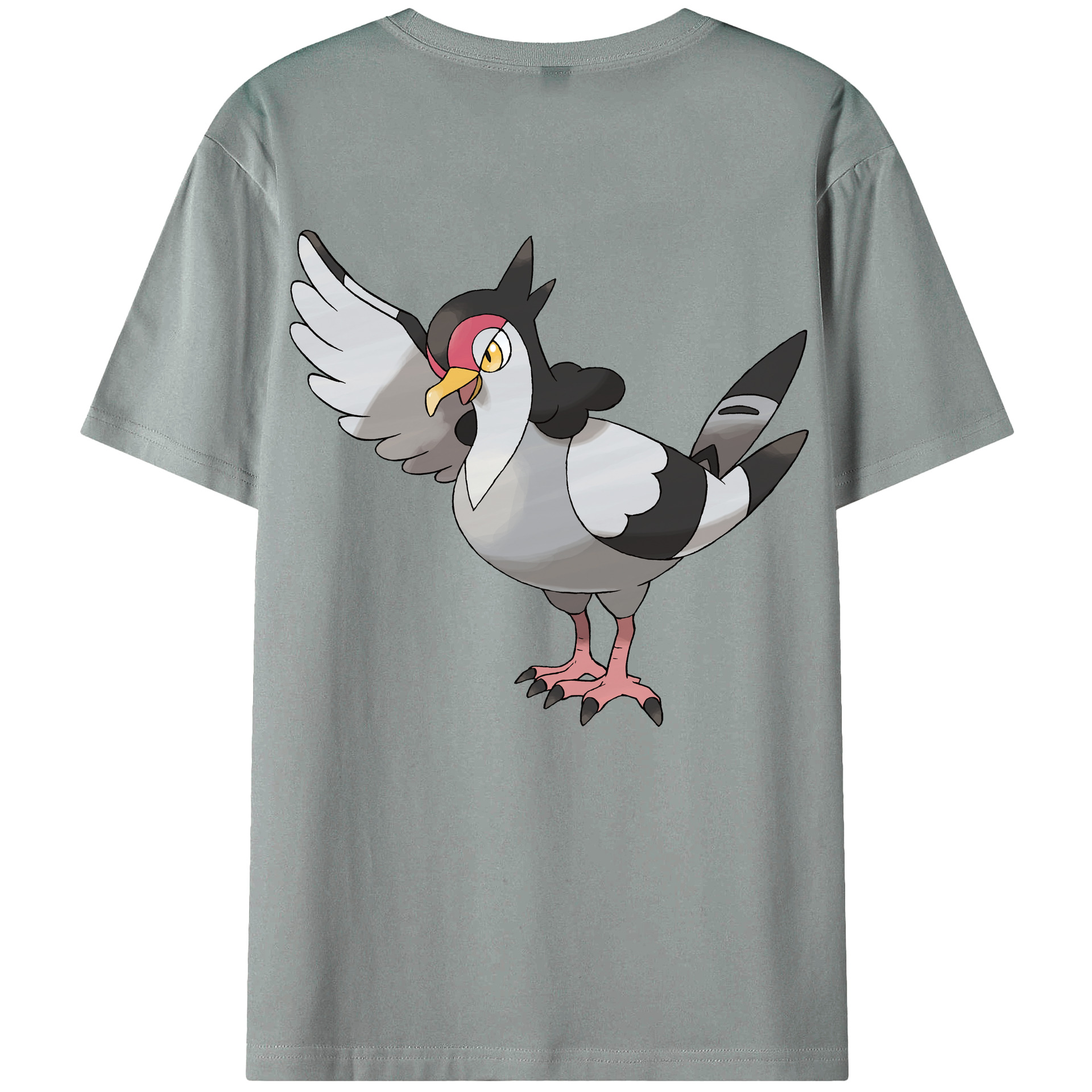 （画像用） ポケットモンスター Pokémon 綿100％ メンズ半袖Tシャツ（バックプリント） 通気性
